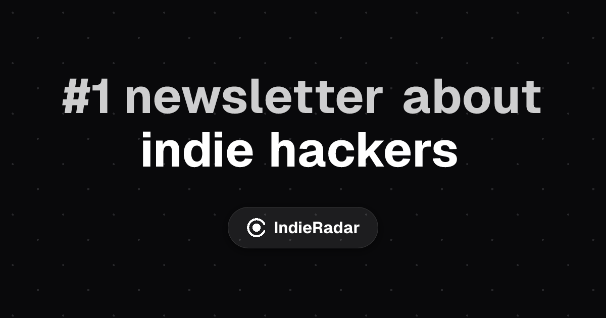 Login | IndieRadar